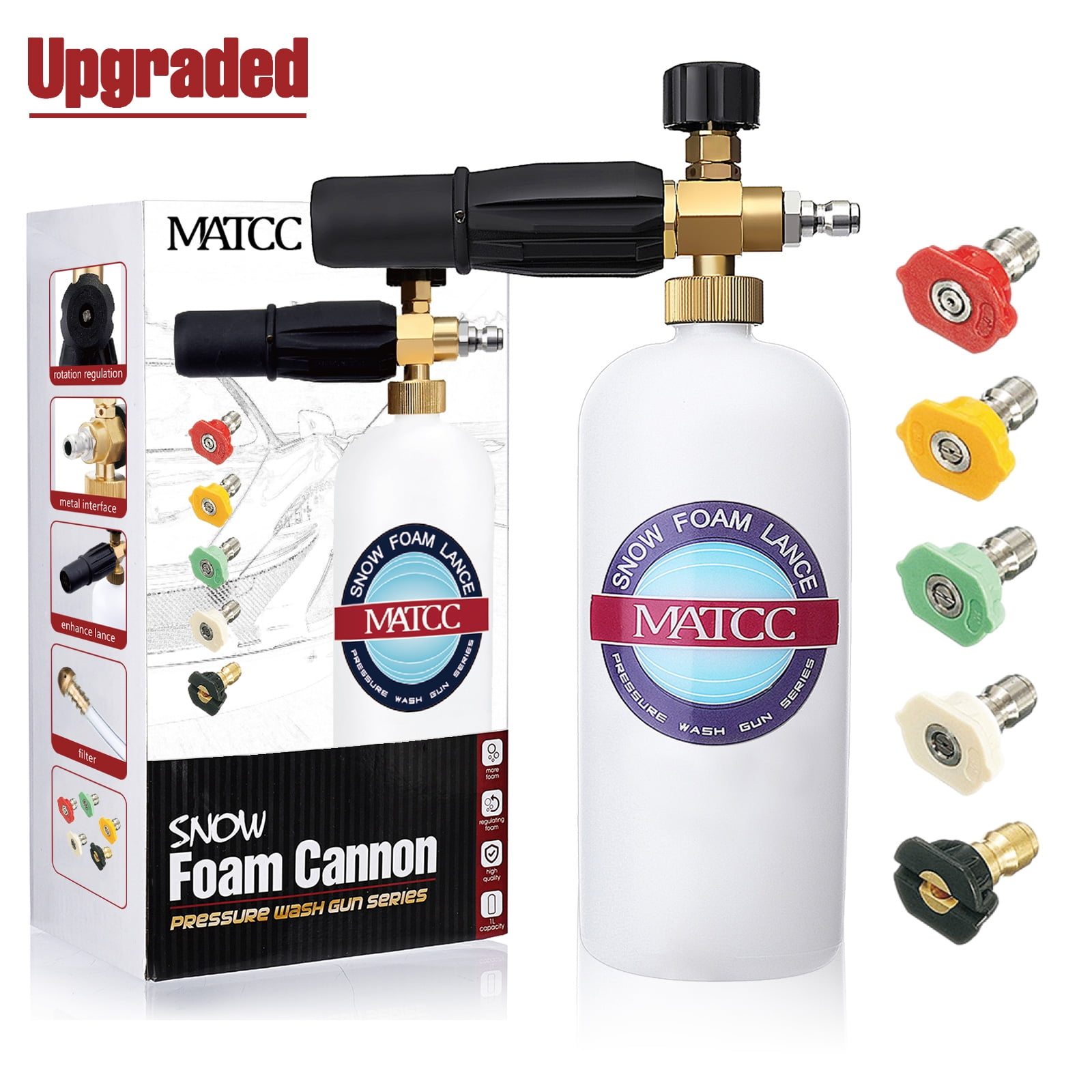 Matcc Adjustable Snow Foam Cannon view 4