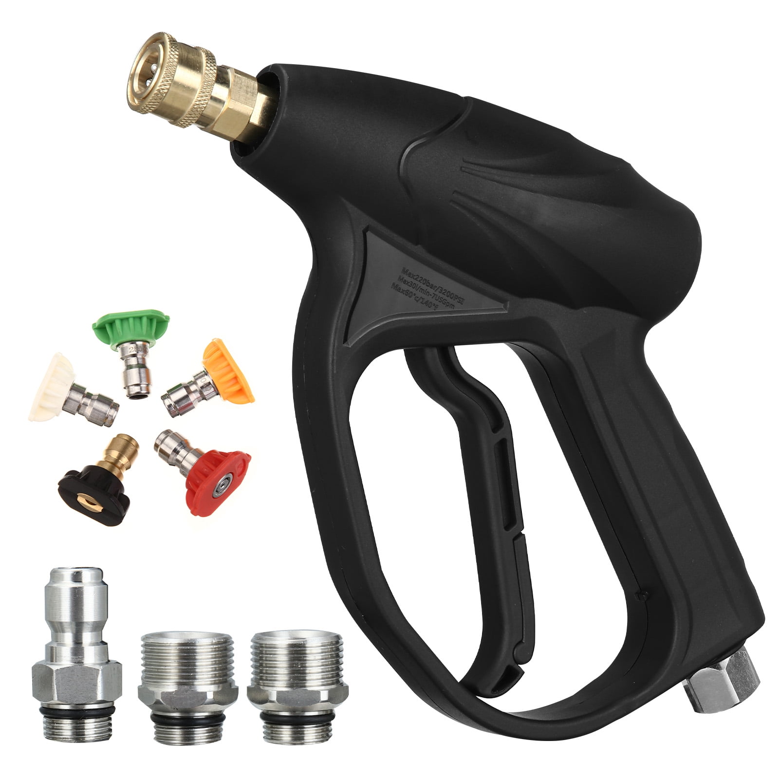 MATCC Pressure Washer Gun Kit 3200PSI Car Power Washer Foam Cannon Gun