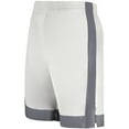 thumbnail image 1 of Augusta Sportswear 6889.751.3XL Match-Up Basketball Shorts, White & Graphite - 3XL, 1 of 1