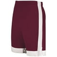 thumbnail image 1 of Augusta Sportswear 6889.380.3XL Match-Up Basketball Shorts, Maroon & White - 3XL, 1 of 1