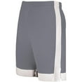 thumbnail image 1 of Augusta Sportswear 6889.R04.XL Match-Up Basketball Shorts, Graphite & White - Extra Large, 1 of 1
