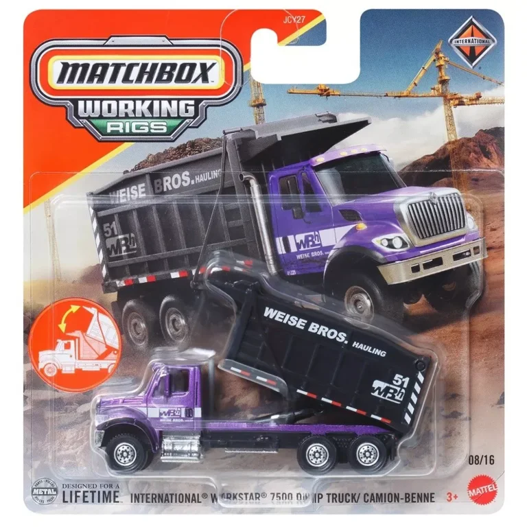 MATCHBOX INTERNATIONAL WORKSTAR DUMP TRUCK WORKING RIGS 2025