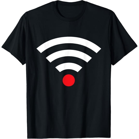 MATCHING SET low battery wifi couple costume halloween shirt T-Shirt