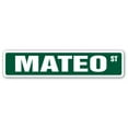 thumbnail image 1 of MATEO Street Sign Childrens Name Room Sign | Indoor/Outdoor |  24" Wide, 1 of 5