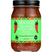 MATEOS GOURMET SALSA HATCH CHILE 16 OZ - Pack of 6