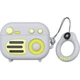 thumbnail image 1 of MATEPROX AirPods 3 Case, Airpods 2021 3rd Generation Cover Retro Radio Earbud Case with Keychain-Gray, 1 of 7