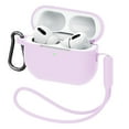 thumbnail image 1 of MATEPROX AirPods Pro 2 Case, Silicone AirPods Pro 2nd Gen [2022] Cover with Keychain/Handstrap-Purple, 1 of 8