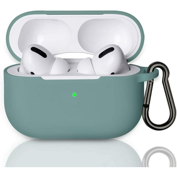 MATEPROX AirPods Pro Case, AirPods Pro 2019 Protective Headphone Cover, Support Wireless Charging for Airpods Pro-Pine Green