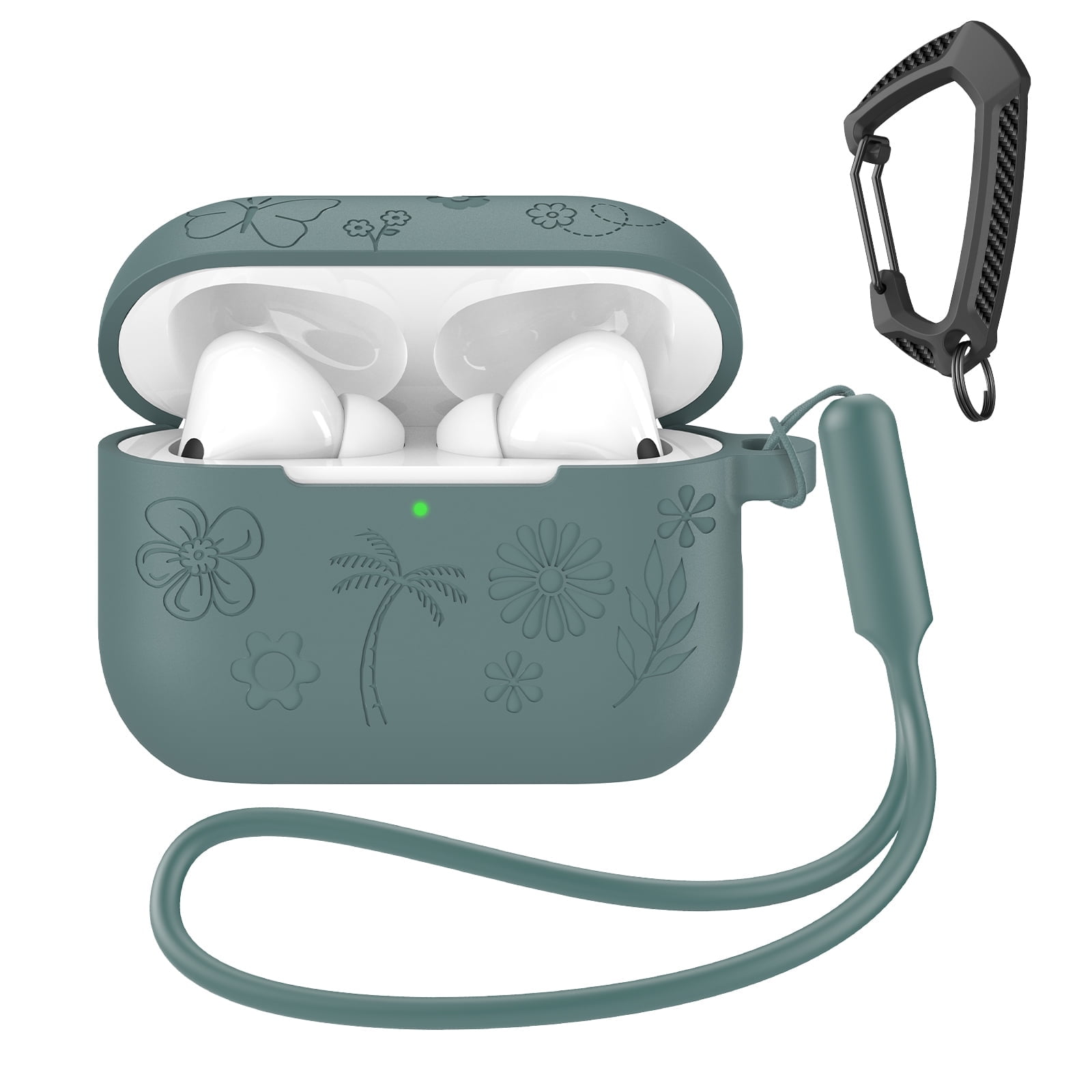 AirPods Pro ロサンゼルスデザイン Mateprox, AirPods Pro 3 Case, Model 2025, Floral Design with