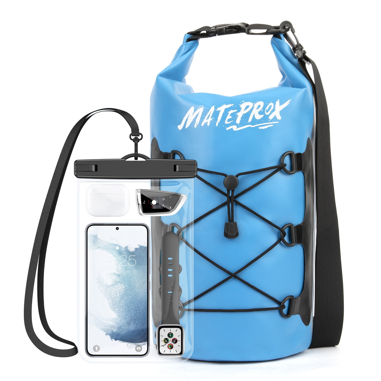 MATEPROX Waterproof Dry Bag, 10L Floating Dry Pouch Beach Bags for