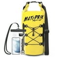thumbnail image 1 of MATEPROX Waterproof Dry Bag, 20L Floating Dry Pouch Beach Bags for Kayaking Boating Rafting with Large Waterproof Phone Pouch-Yellow, 1 of 8