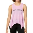 thumbnail image 1 of Material Girl Womens Handkerchief Hem Tank Top, Purple, Juniors, Large, 1 of 2