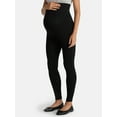 thumbnail image 1 of Time and Tru Women's Maternity Leggings, 27" Inseam, Size S-XXL, 1 of 5