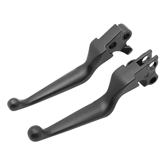 MATI Brake Clutch Lever for Harley Davidson Road King Softail Street Bob Sportster 883 1200,Black