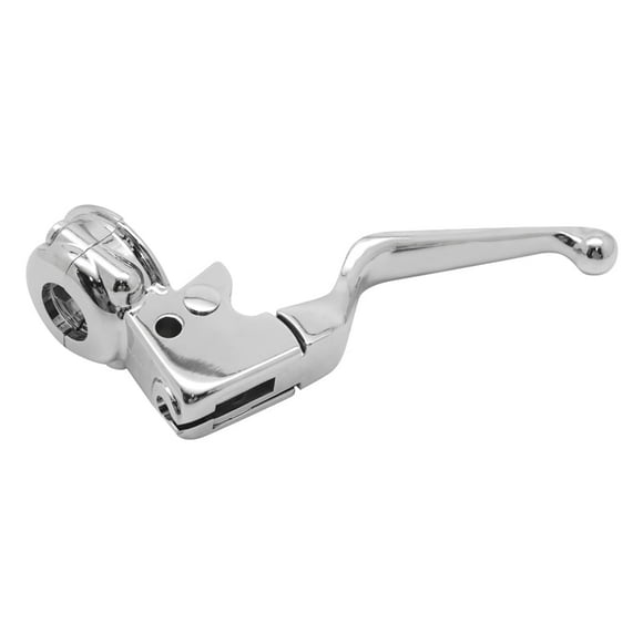 MATI Clutch Lever Mount Perch Bracket Assy for Harley Davidson Sportster 883 1200 Softail Dyna Electra Glide Road King Fat Boy Night Train Street Bob,Chrome