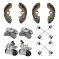 thumbnail image 1 of M MATI Front Brake Wheel Cylinders Adjuster Shoes Set for Honda TRX300 2x4 FourTrax 300 1993-2000, 1 of 7
