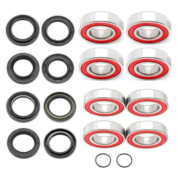 M MATI Front Rear Wheel Bearings Seals for Yamaha Rhino 450 Rhino 660 Rhino 700 2005-2013