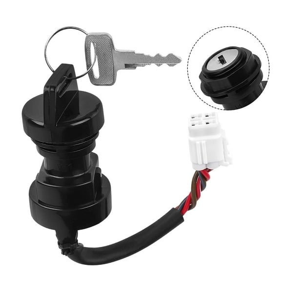 MATI Ignition Key Switch for Yamaha YFZ450 2004-2013 Kodiak 400 450 Wolverine 450 Grizzly 450 400 2007-2014