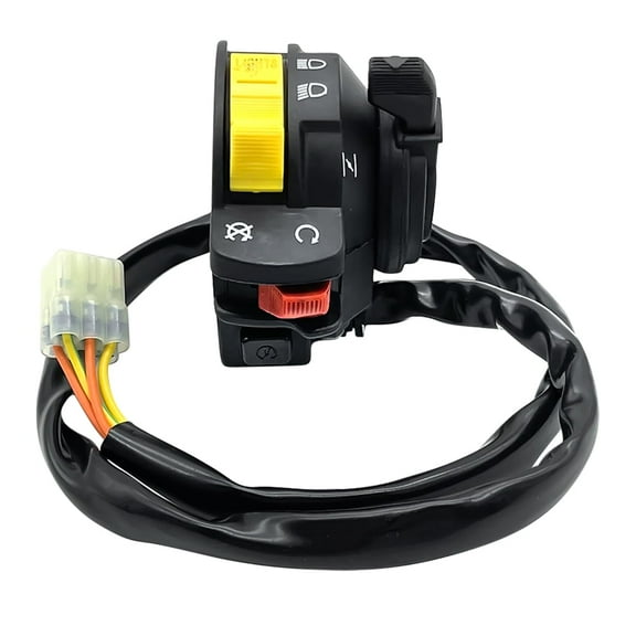 MATI Left Handlebar Switch Start Stop Headlight for Suzuki Eiger 400 LT-A400 LT-F400 Ozark 250 LT-F250