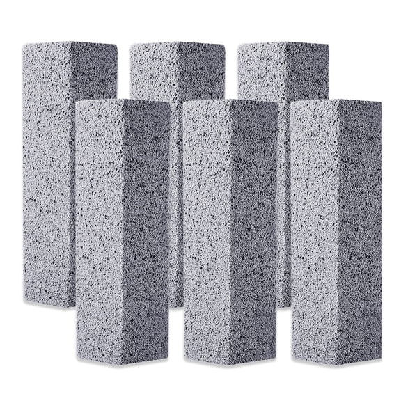 MATN 6 Pack Pumice Stone Toilet Bowl Clean Brush, Remove Toilet Bowl Hard Water Rings, Calcium Buildup and Rust Suitable for Cleaning Toilet, Bathroom, Kitchen Sink, Grill