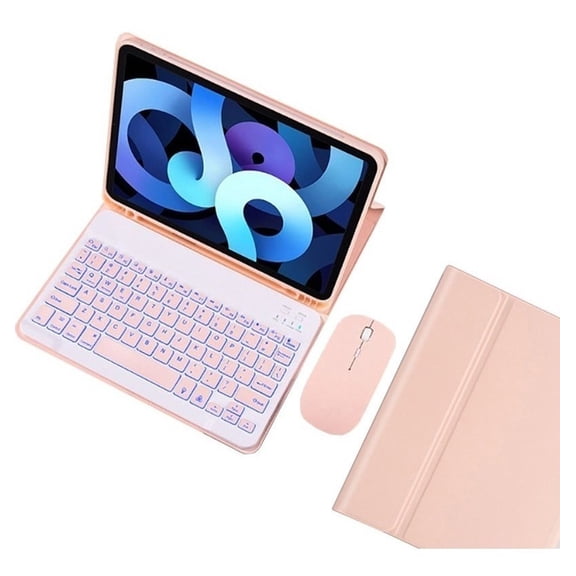 MATN Backlit Keyboard Case with Mouse compatible with iPad Air 4 (10.9-inch) - Ultimate Typing Experience