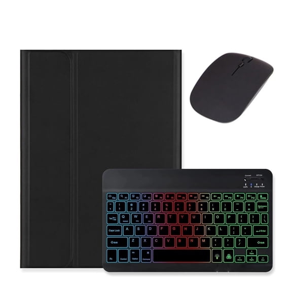 MATN Backlit Keyboard Compatible with Galaxy Tab A9+ / A9 Plus 11 inch 2023 Tablet SM-X210/X216/X218 Keyboard Case with Mouse, Detachable Backlight Color Keyboard Case