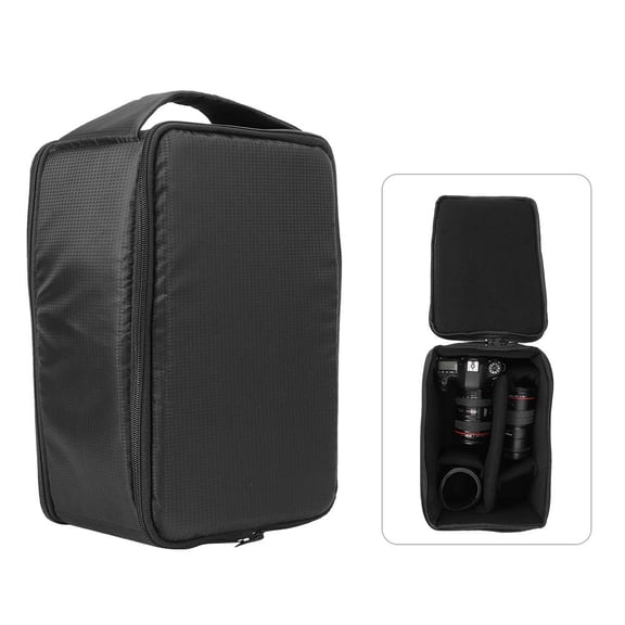 MATN Camera Insert Bag,Camera Case Bag,Partition Camera Padded Bag Waterproof Shockproof,Camera Lens Cube Case Bag Folding,Bag Inner Camera Organizer Protective Cameras Accessories Storage Pouch