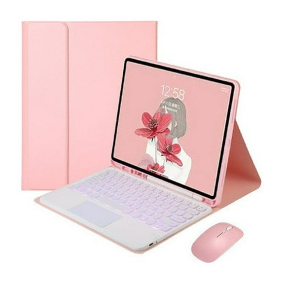 MATN Case with Keyboard and Mouse compatible with iPad Pro 12.9 (5th/4th/3rd Gen) - Ultimate Protection and Productivity Bundle
