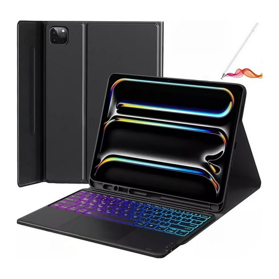 MATN Case with Touch Keyboard and Pen compatible with iPad Pro 11 M4 2024 - Ultimate Protection and Functionality