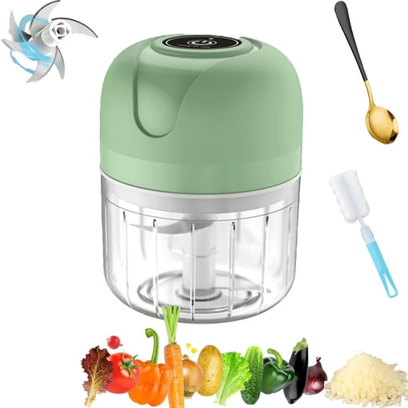 MATN Chopper,Electric Mini Garlic Chopper, Usb Rechargebale Electric Garlic Grinder,Spice Grinder Small