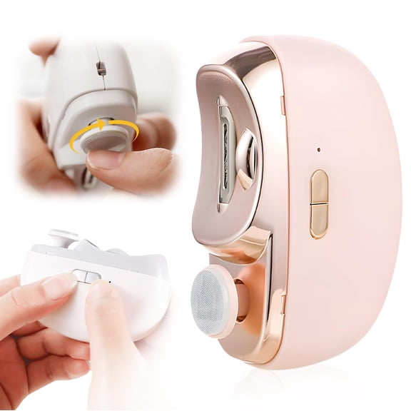 MATN Electric Nail Clippers for Seniors, 2025 Upgrade 3 in 1 Automatic Electric Nail Clipper with Polishing, Baby Nail Trimmer Electric Electric Nail Clipper for Adults Seniors