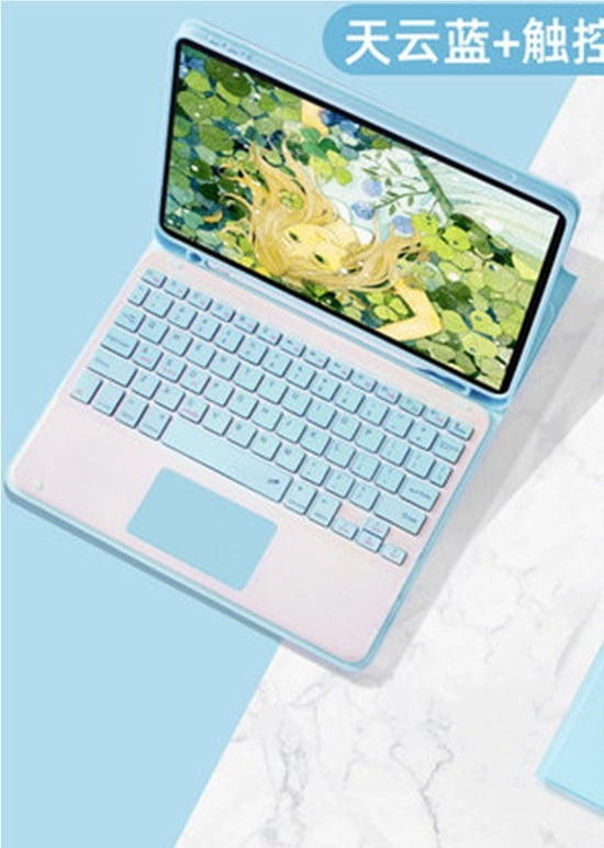 MATN For2025Ipad11th Tablet Wireless Bluetooth Touch Backlight Keyboard ...