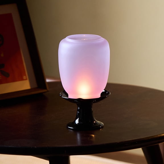 MATN Glass Fantasy Tea Table Ornaments - Aromatherapy Candle Holder for Zen Home Tea Room Decor