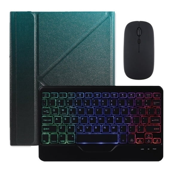 MATN Gradient Case with RGB Keyboard and Mouse compatible with iPad 6th & 5th Generation 9.7''
