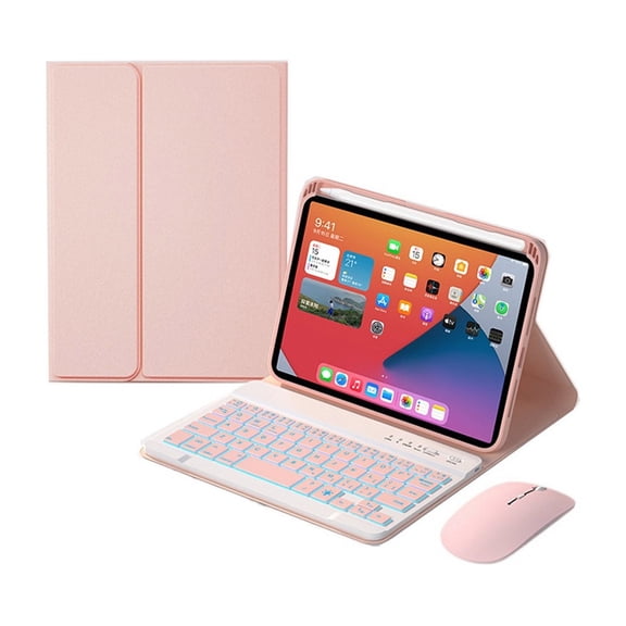 MATN Illuminated Keyboard Case with Mouse compatible with  iPad Mini 5/4 - Stylish Protection and Enhanced Typing Experience Tablet case