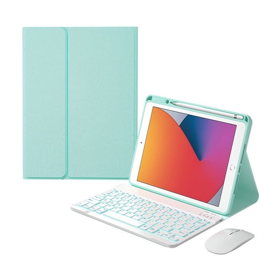MATN Illuminated Keyboard and Mouse Case compatible with iPad Air 5 & 4 - Stylish Protection and Enhanced Typing Experience
