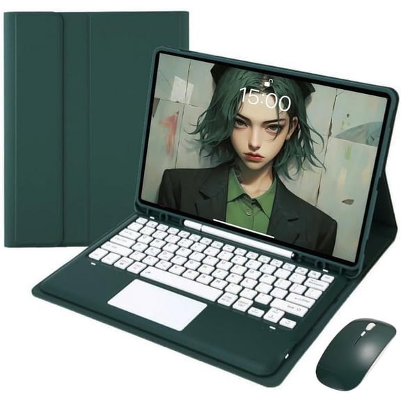 MATN Keyboard Case Compatible withiPad 9th 8th 7th Generation 10.2",Slim Smart Case,Detachable Tablet Keyboard and Mouses with Smart Touchpad.Built in Pen Holder, Auto