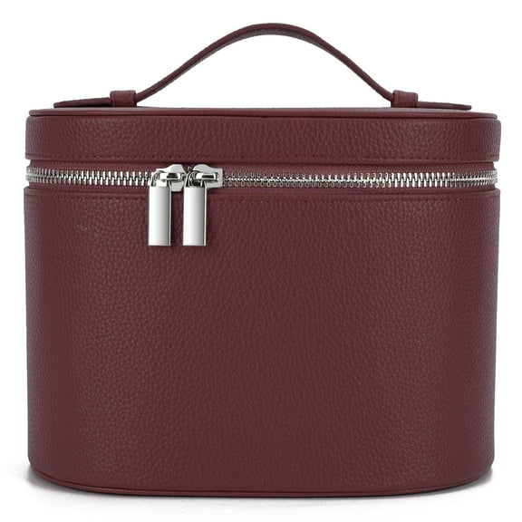 MATN Makeup Bag Vanity Case with Removable Divider Travel Toiletry Bag Portable Cosmetic Bag Makeup Organizer Case