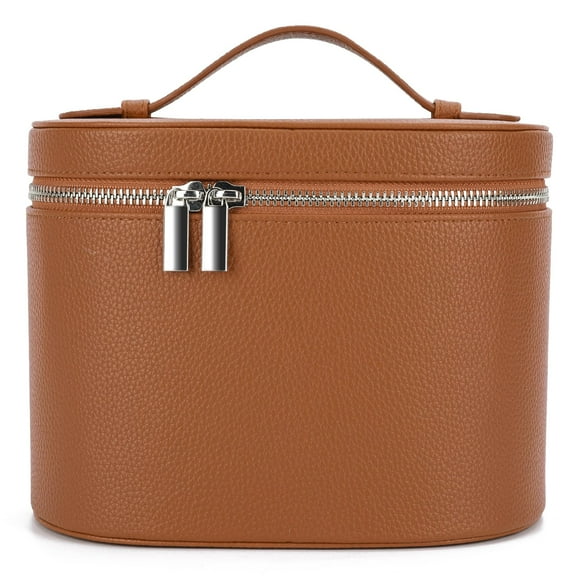 MATN Makeup Bag Vanity Case with Removable Divider Travel Toiletry Bag Portable Cosmetic Bag Makeup Organizer Case