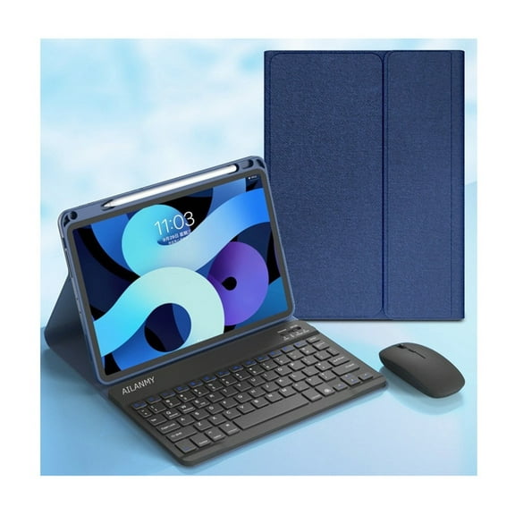 MATN Premium Case with Keyboard and Mouse compatible with iPad Air 5th/4th Generation 10.9 - Ultimate Productivity Bundle