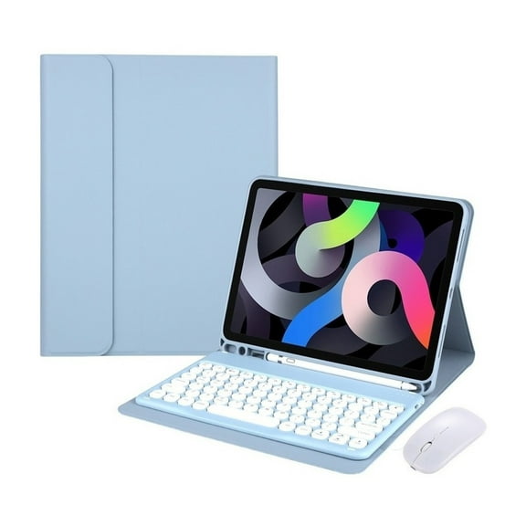 MATN Spanish Keyboard Case compatible with iPad Air 4 10.9 with Mouse Ñ - Premium Protective Cover