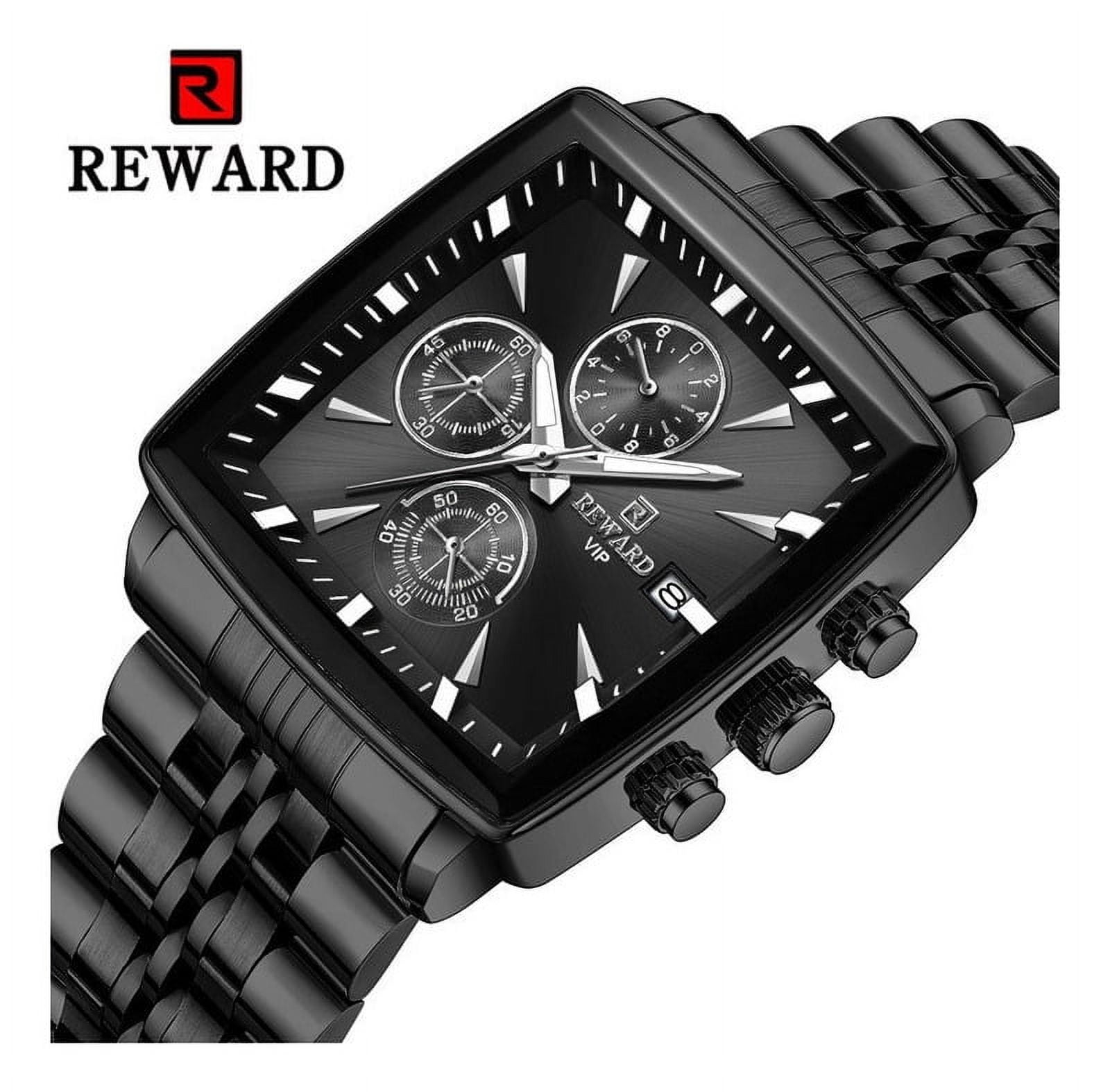 Matn MATN Square Chronograph and Calendar Watch - Walmart.com