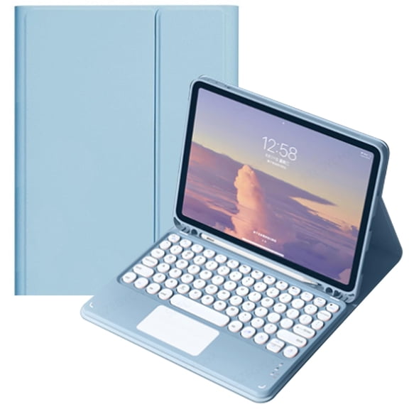 MATN Touchpad Keyboard Case Compatible with iPad Air 13-inch (M2, 2024), iPad Pro 12.9 (6th/5th/4th/3rd Gen), Smart Keyboard Folio Cover with Pencil Holder, Multi-Touch Trackpad