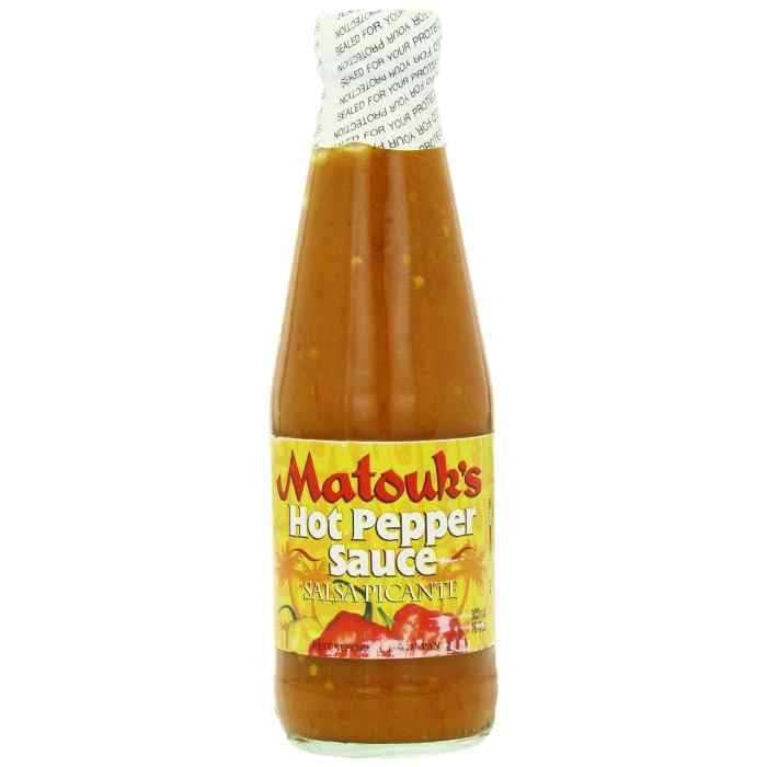 Matouks Spicy International Hot Sauce, Traditional Caribbean-Style ...