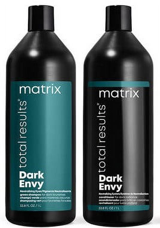MATRIX Total Results Dark Envy ColorDepositing Green Shampoo and Conditioner Duo SET Liter