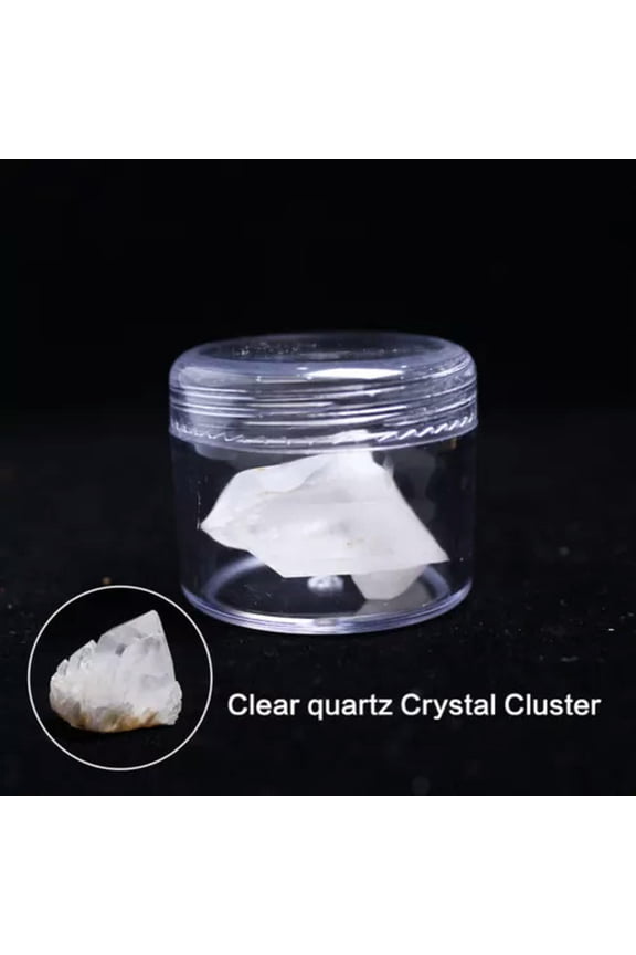1* Natural Amethyst Fluorite Crystal Quartz Rough Raw Stone Healing Home Decor-Clear Quartz Crystal Cluster