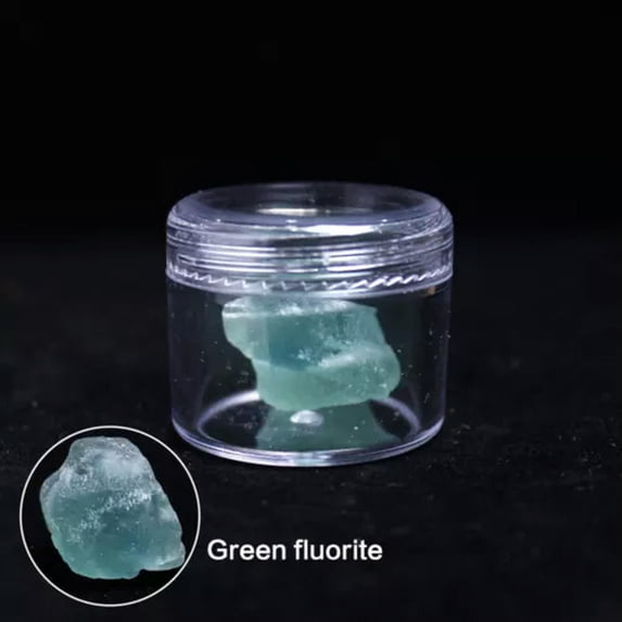 MATROOY 1* Natural Amethyst Fluorite Crystal Quartz Rough Raw Stone Healing Home Decor-Green Fluorite