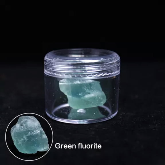 MATROOY 1* Natural Amethyst Fluorite Crystal Quartz Rough Raw Stone Healing Home Decor-Green Fluorite