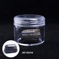 thumbnail image 1 of MATROOY 1* Natural Amethyst Fluorite Crystal Quartz Rough Raw Stone Healing Home Decor-Jet Stone, 1 of 6