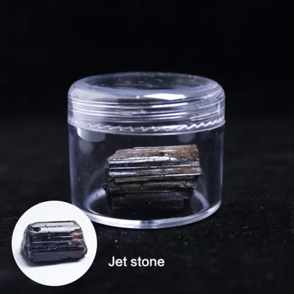 MATROOY 1* Natural Amethyst Fluorite Crystal Quartz Rough Raw Stone Healing Home Decor-Jet Stone